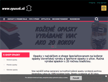 Tablet Screenshot of opasok.sk